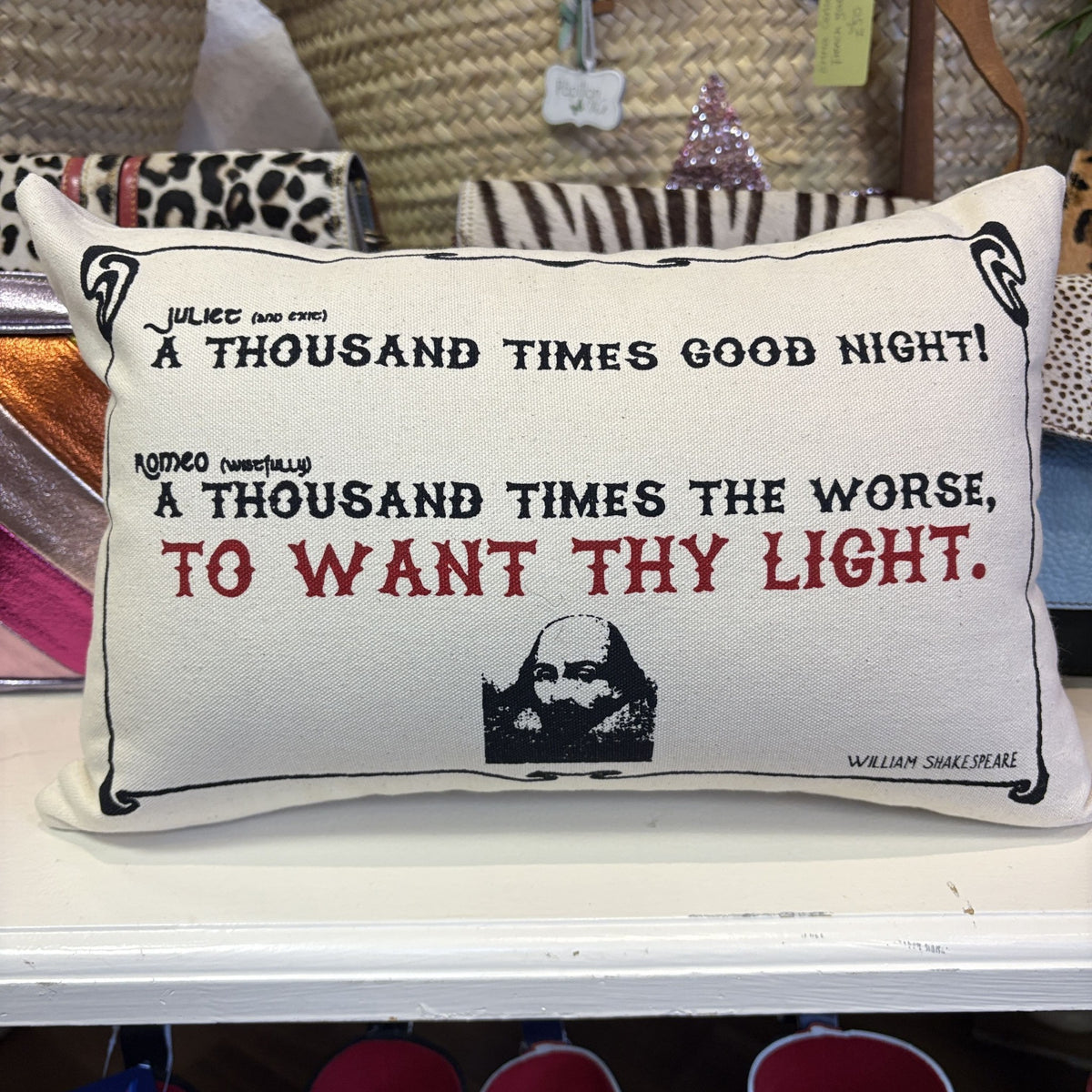Shakespeare Quote Cushion
