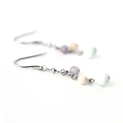 Calm Gemstone Drop Earrings