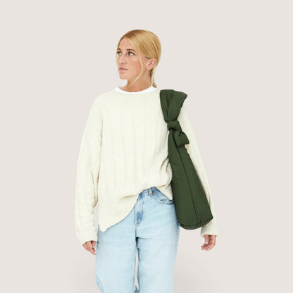 Soft Cloud Knot Bag - Khaki