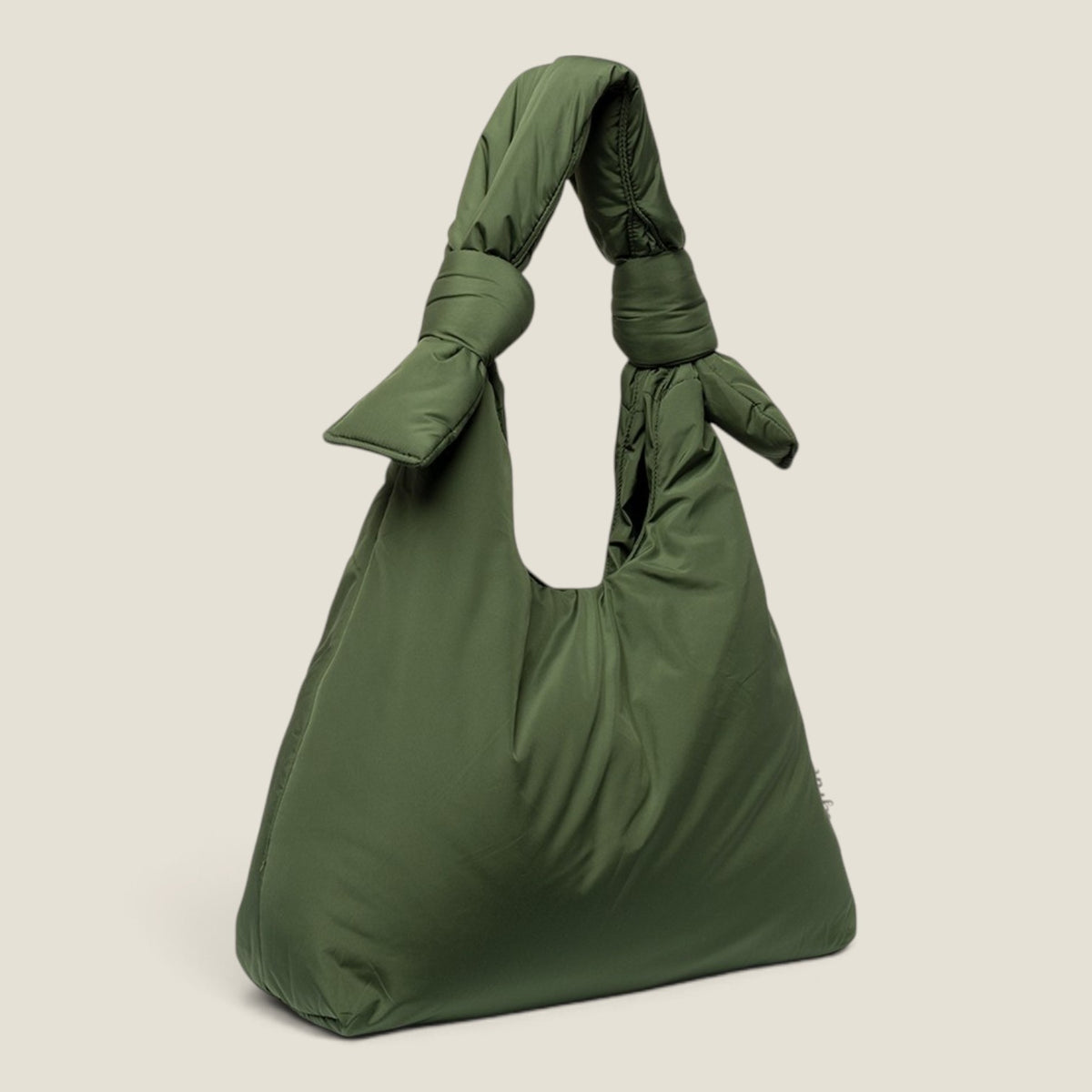 Soft Cloud Knot Bag - Khaki