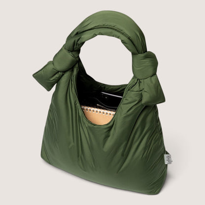 Soft Cloud Knot Bag - Khaki
