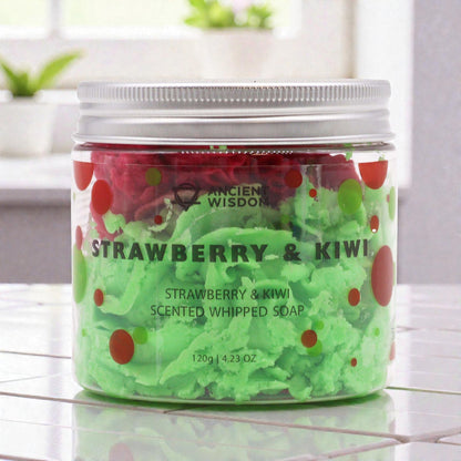 Strawberry & Kiwi Whipped Soap