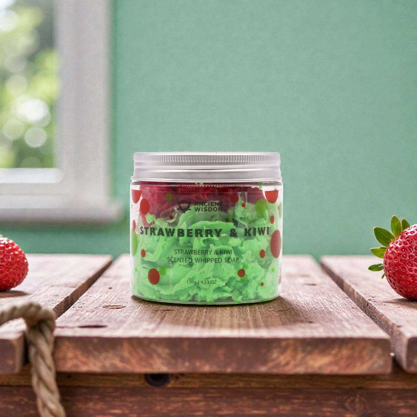 Strawberry & Kiwi Whipped Soap