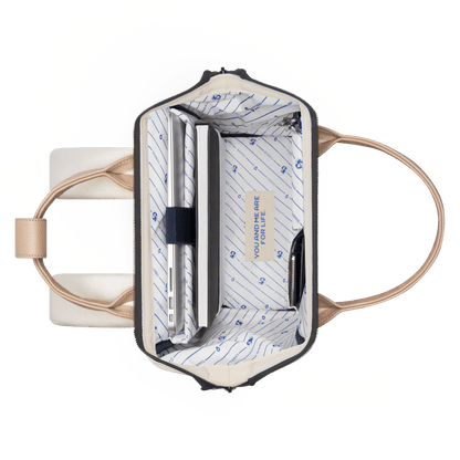 Cream Luxe Backpack