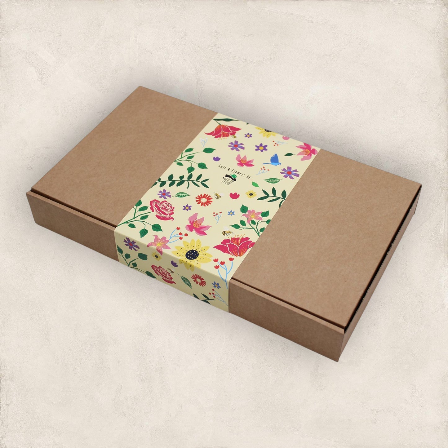 Total Detox Bath Sea Salts & Soap Flowers Set