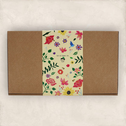 Total Detox Bath Sea Salts & Soap Flowers Set