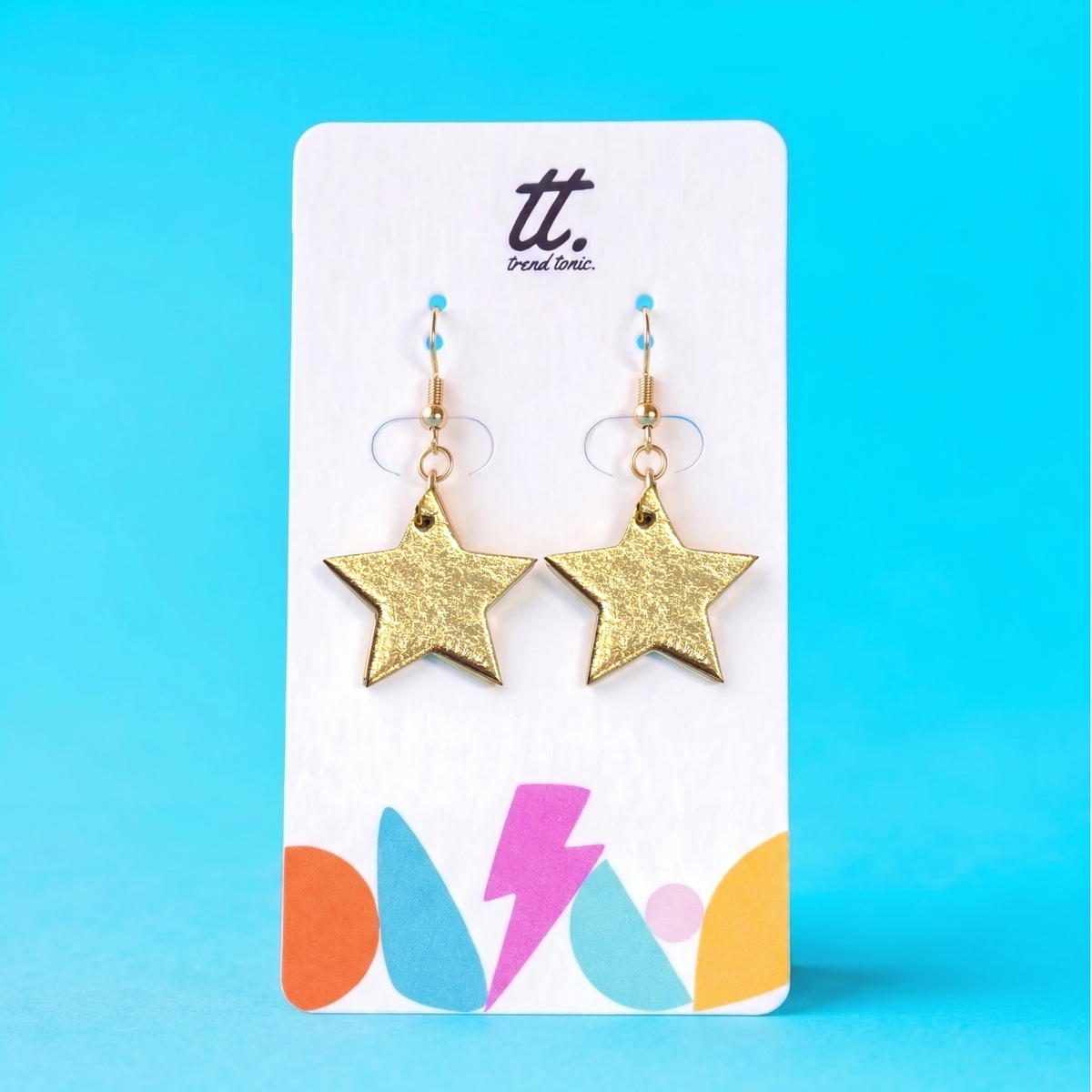 Mini Silver Star Earrings