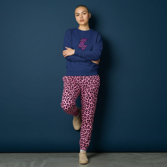 Royal Blue Leopard Lightning Sweatshirt