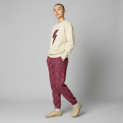 Bone Leopard Lightning Sweatshirt