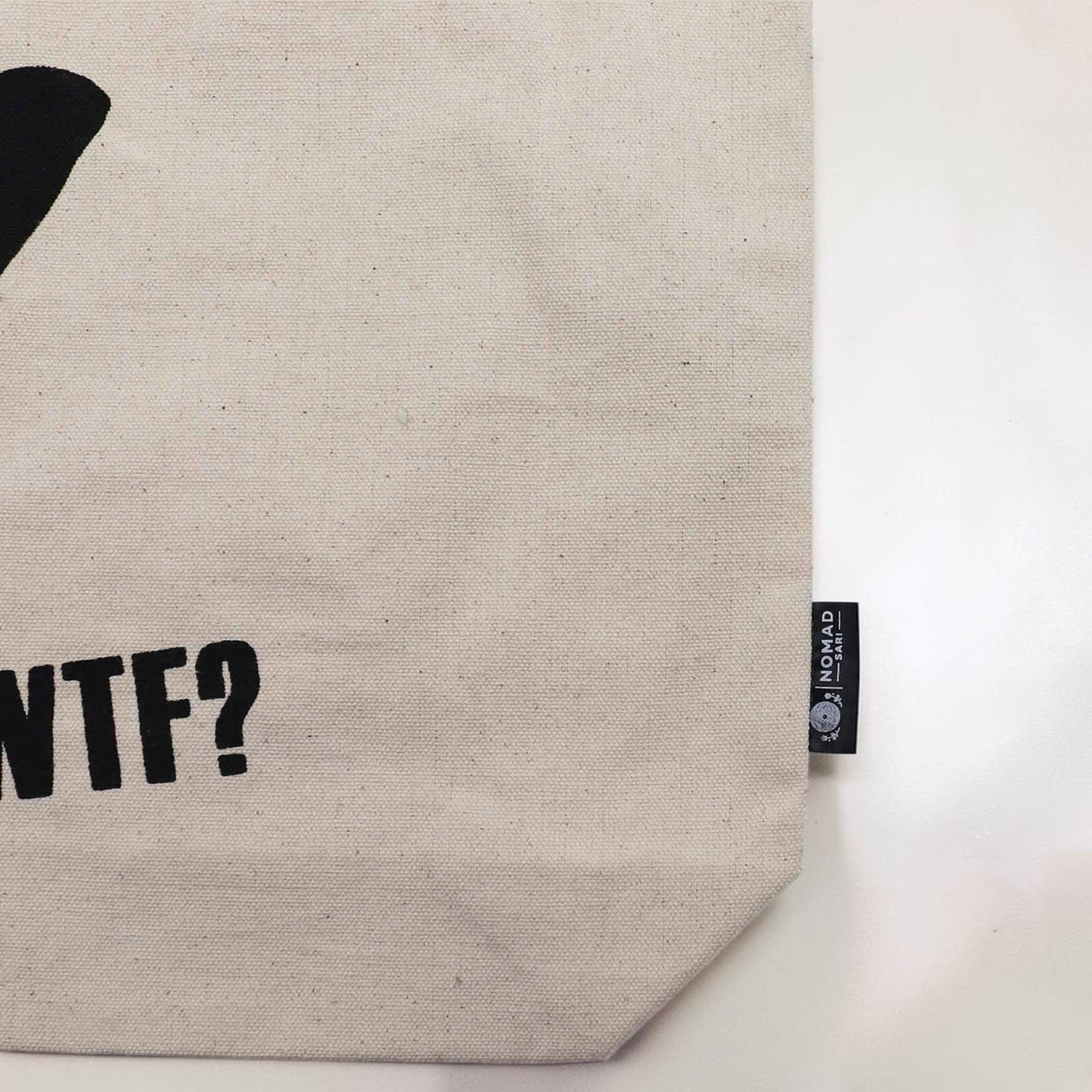 Iconic WTF Black Cat Tote Bag