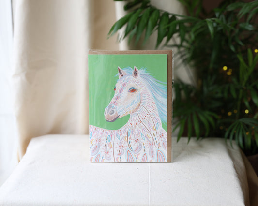 White Horse Card