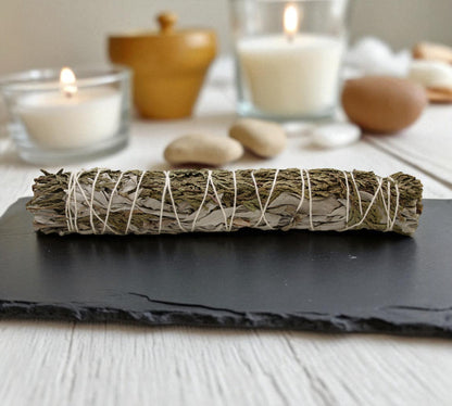 White Sage & Cedar Smudge Stick (9 inch)