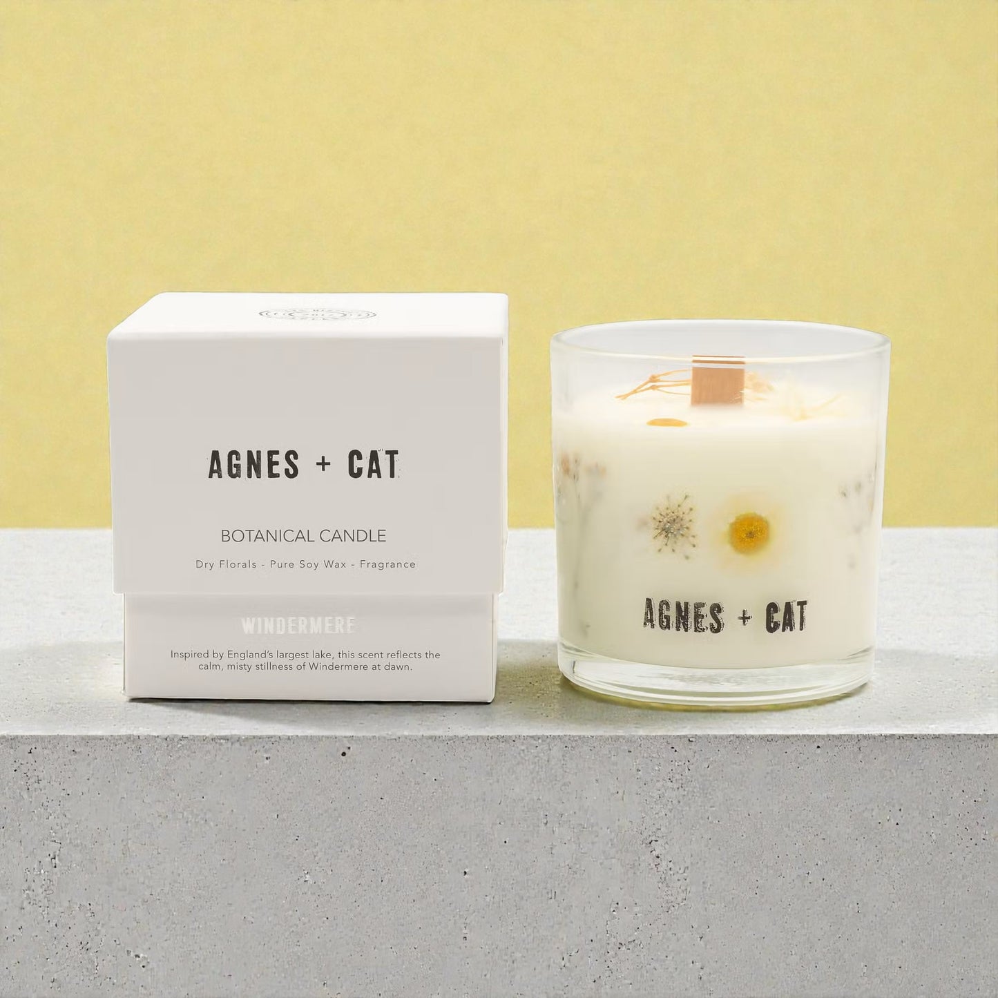 Agnes + Cat Botanical Soy Wax Candle - Windermere