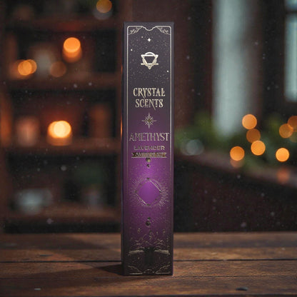 Amethyst Crystal Scents Smudge Incense - Lavender