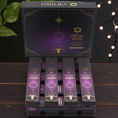 Amethyst Crystal Scents Smudge Incense - Lavender