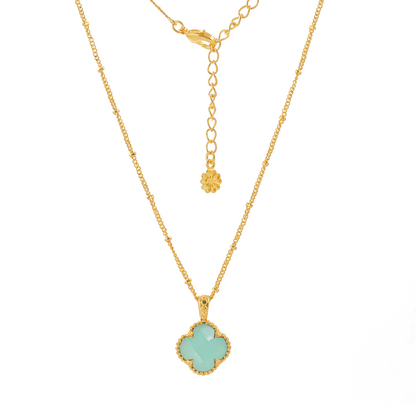 Tyche Gemstone Necklace: Pariba Onyx