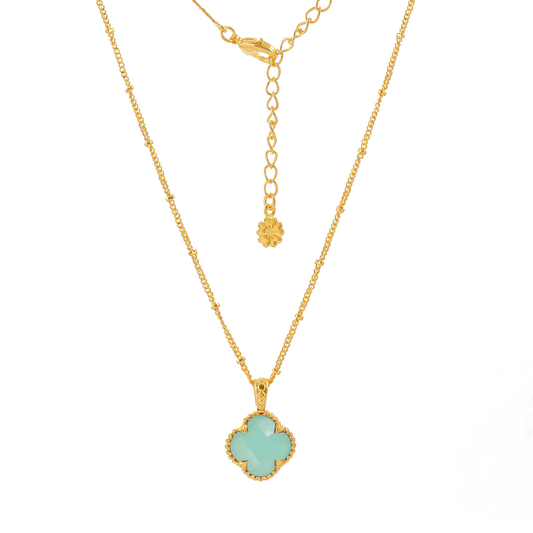 Tyche Gemstone Necklace: Pariba Onyx