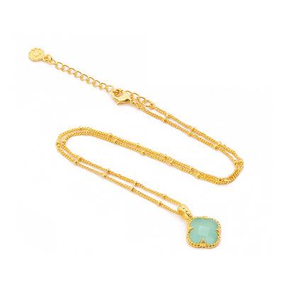 Tyche Gemstone Necklace: Pariba Onyx