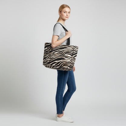 Zebra Stripe Tote