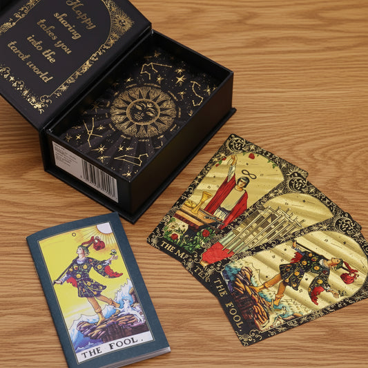 Gold Foil Tarot - Let the Magic Begin Gift Box