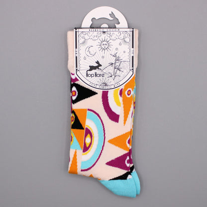 Psychedelic Evil Eye Bamboo Socks S/M