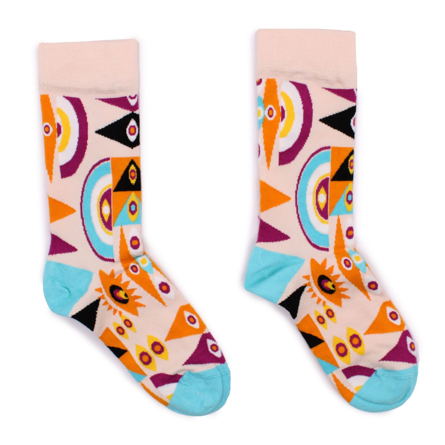 Psychedelic Evil Eye Bamboo Socks M/L