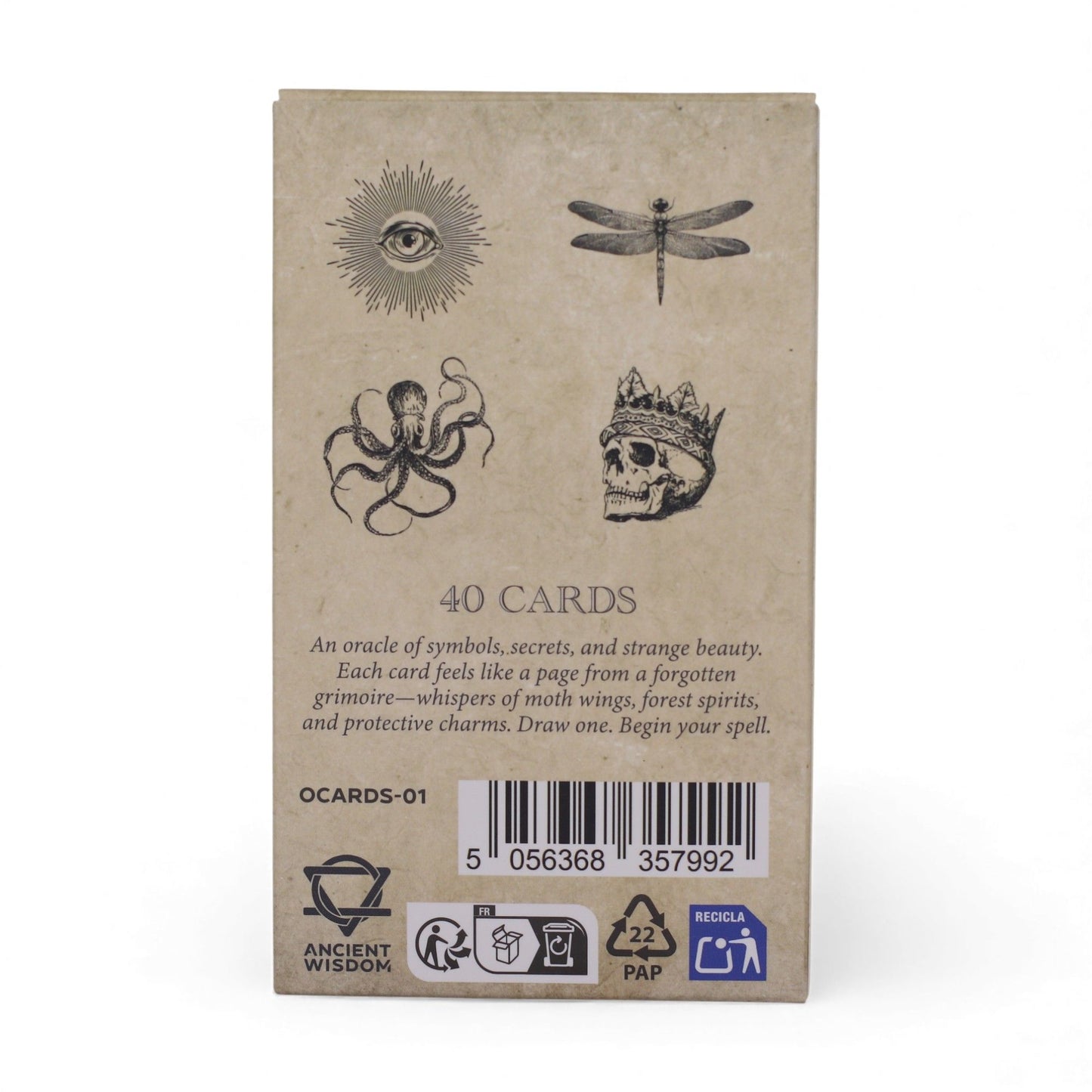 The Spellbook Oracle Cards - Witchcraft Deck