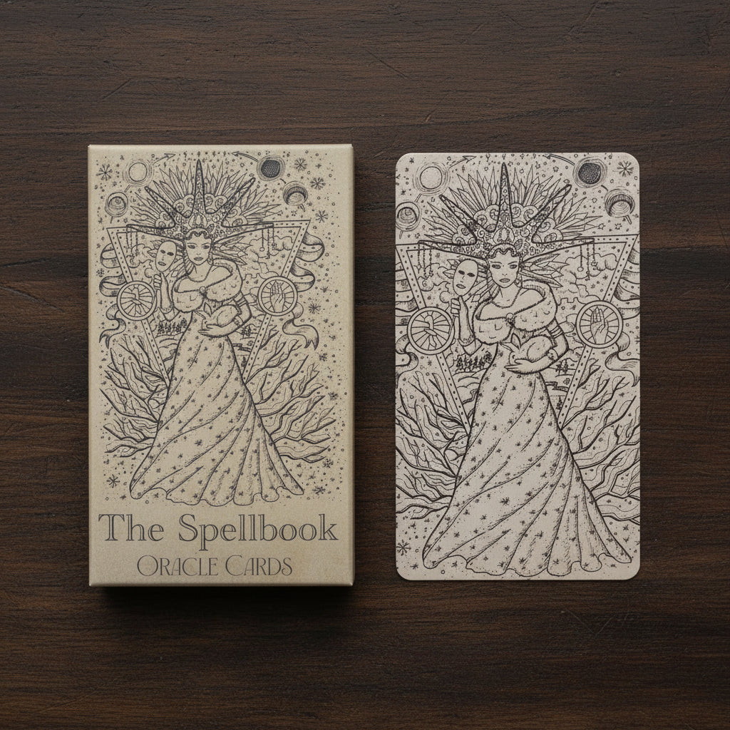 The Spellbook Oracle Cards - Witchcraft Deck