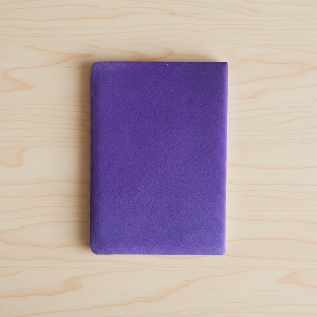 Purple Velvet Notebook - Create Magic