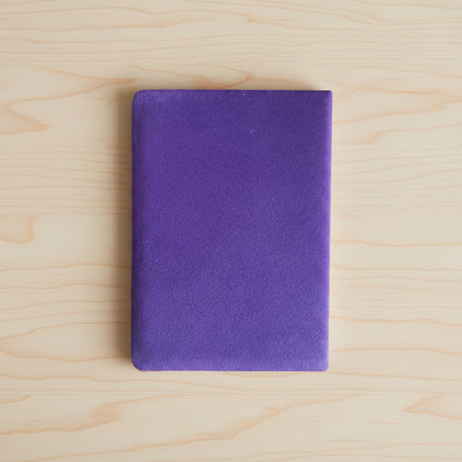 Purple Velvet Notebook - Create Magic