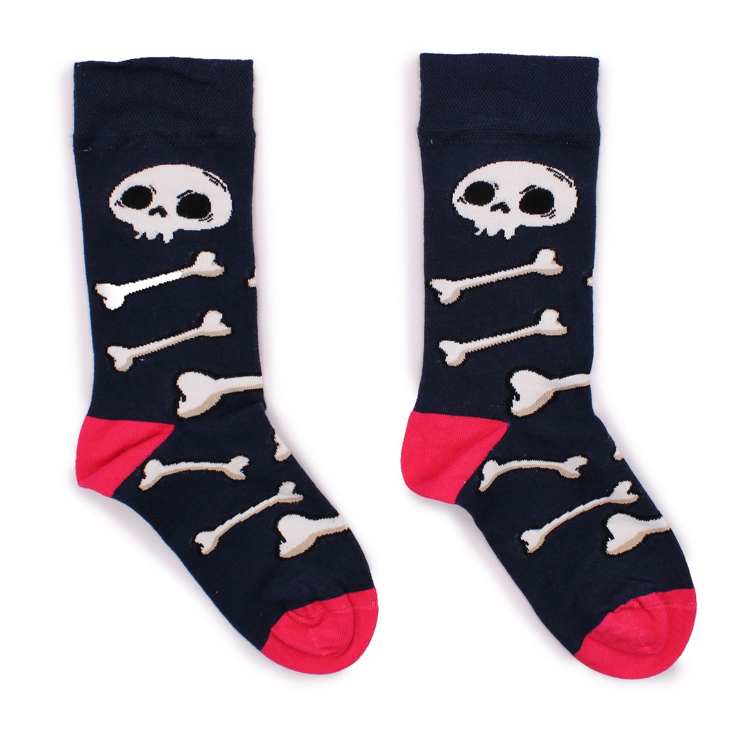Skulls and Bones Bamboo Socks - S/M