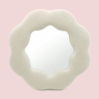 Flower Soft Squiggly Mirror – Stone