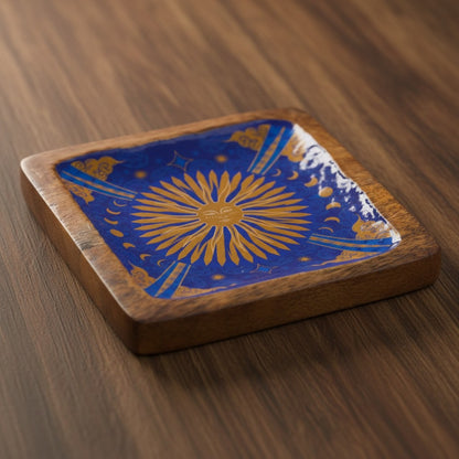 Hop Hare Large Enamelled Trinket Tray - The Sun