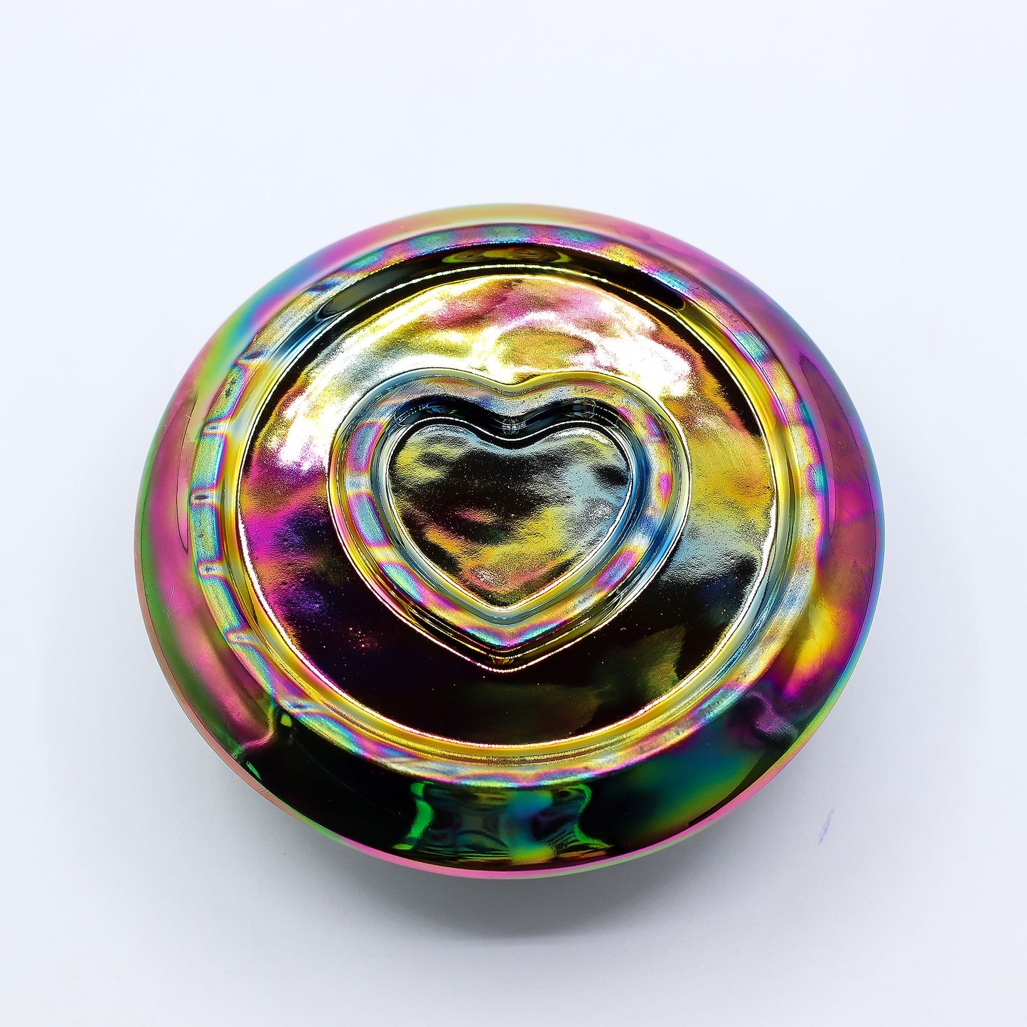 Incense & Smudge Stick Holder - Metallic Rainbow Mandala