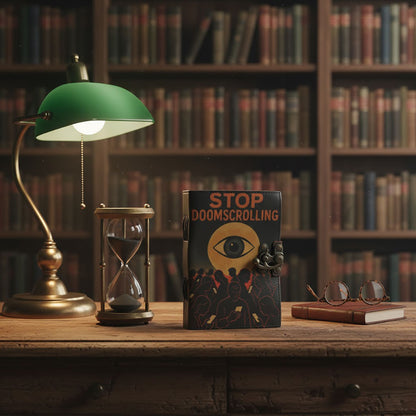 Leather Notebook – Stop Doom Scrolling