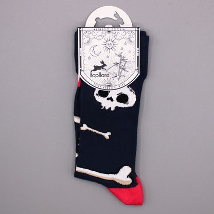Skulls and Bones Bamboo Socks - S/M