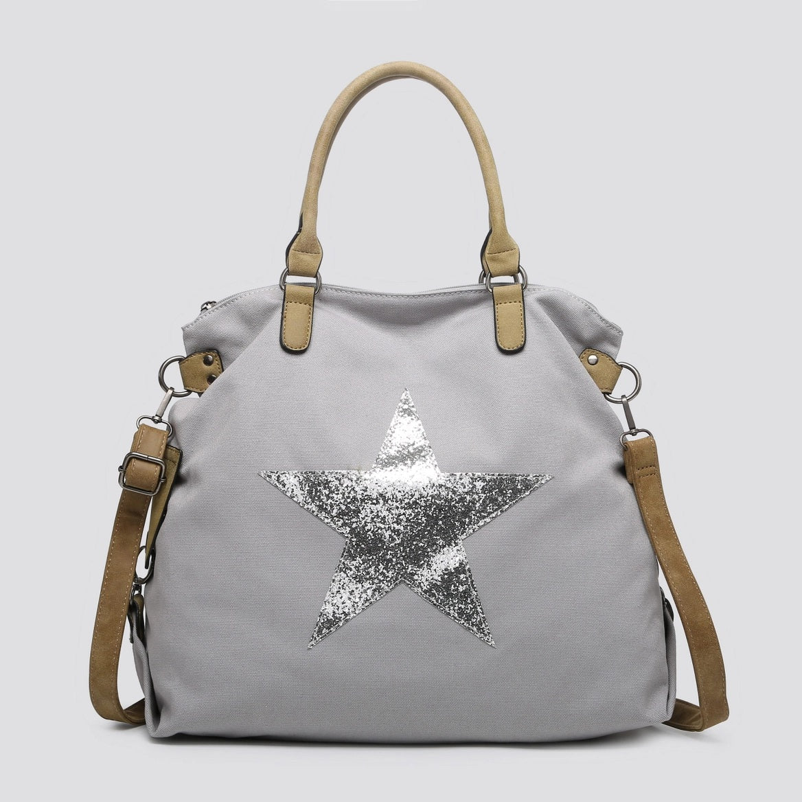 Mist Canvas Star Tote