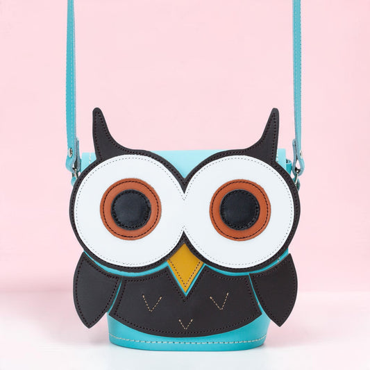Farley Owl Handmade Leather Bag