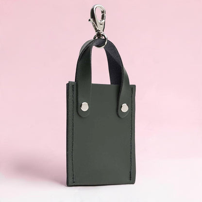 Mini Tote Bag Charm - Ivy Green