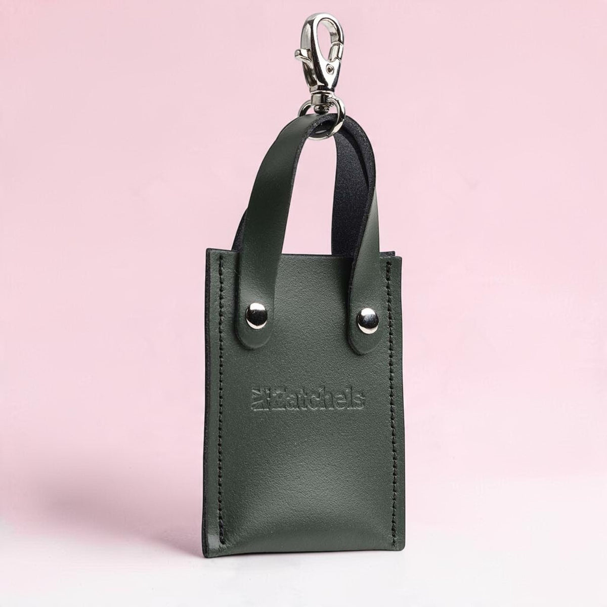Mini Tote Bag Charm - Ivy Green
