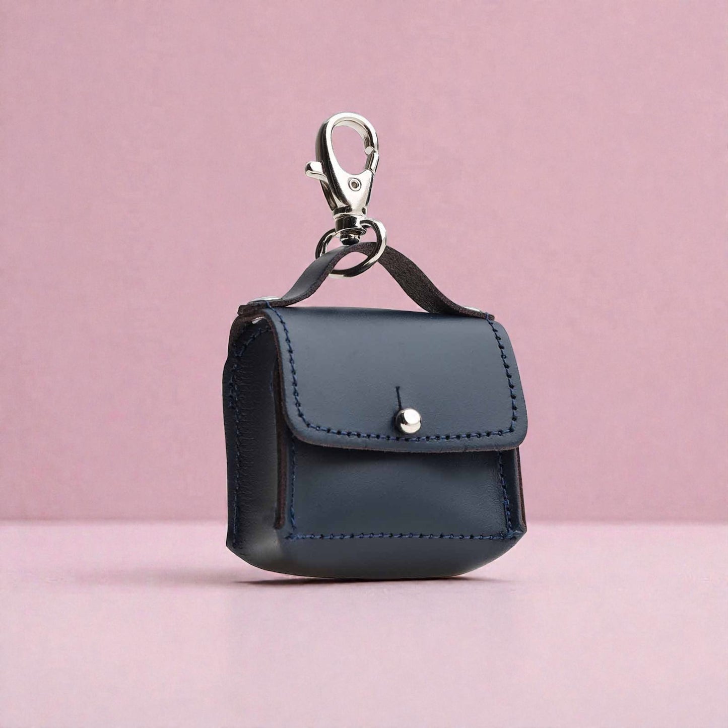 Mini Bag Charm - Navy