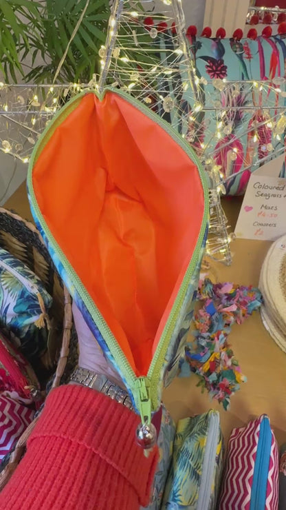Palm Springs Velvet Wash Bag