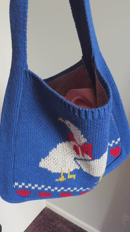 Duck Knit Tote Bag