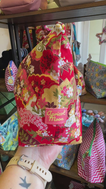 Isumi Red Japanese Wash Bag