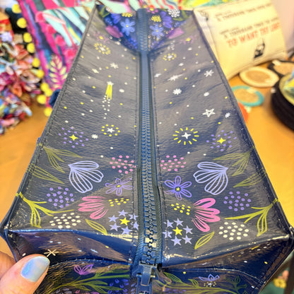 Starry Garden Shoulder Tote
