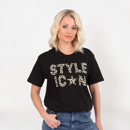 Style Icon Leopard Tee