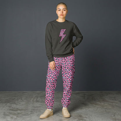 Vintage Black Leopard Lightning Sweatshirt