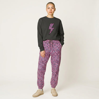 Vintage Black Leopard Lightning Sweatshirt